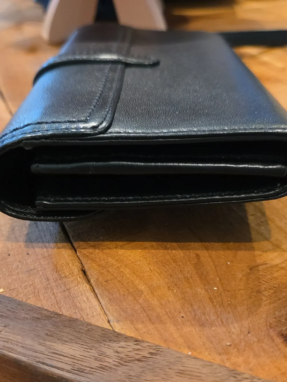 Coach black charlie wallet